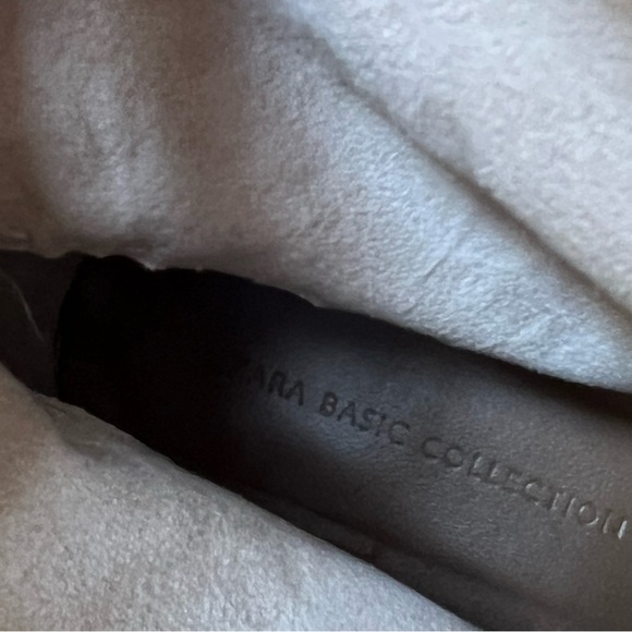 Zara Fringe Cream Suede Ankle Boots EU39 US8 ‘Display Shoes’ - Picture 14 of 17